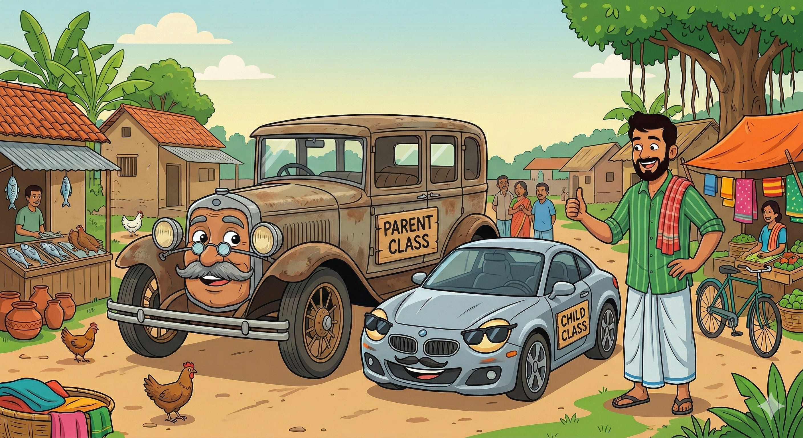 Inheritance Car Example